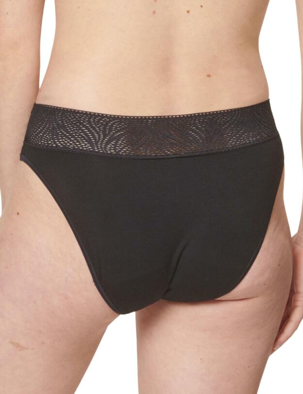 Sloggi Period Pants 2 Pack Medium Flow Tai Brief Black 