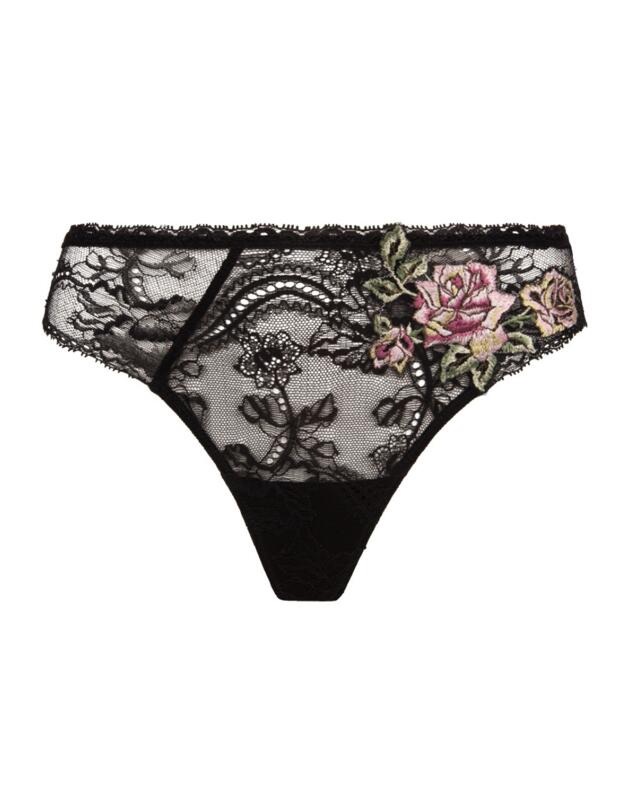 Lise Charmel Desir De Roses Thong  Rose Ebene