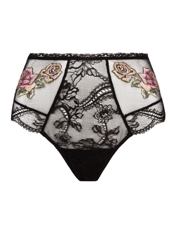 Lise Charmel Desir De Roses High Waist Brief Rose Ebene
