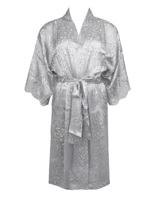  Lise Charmel Dressing Floral Robe Dressing Argent