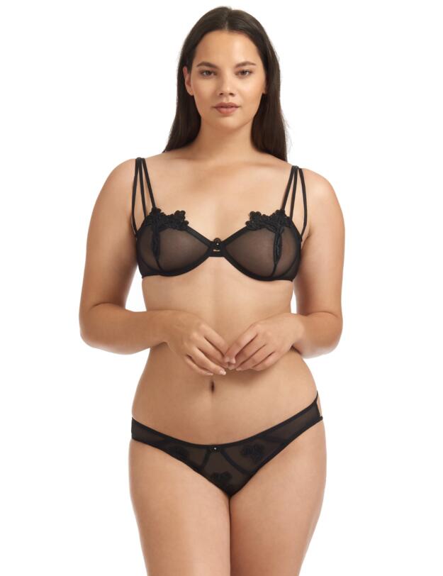 Bluebella Nova Open-back Brief Black 