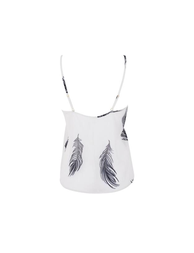 Bluebella Laurel Cami and Short Set White/Black 