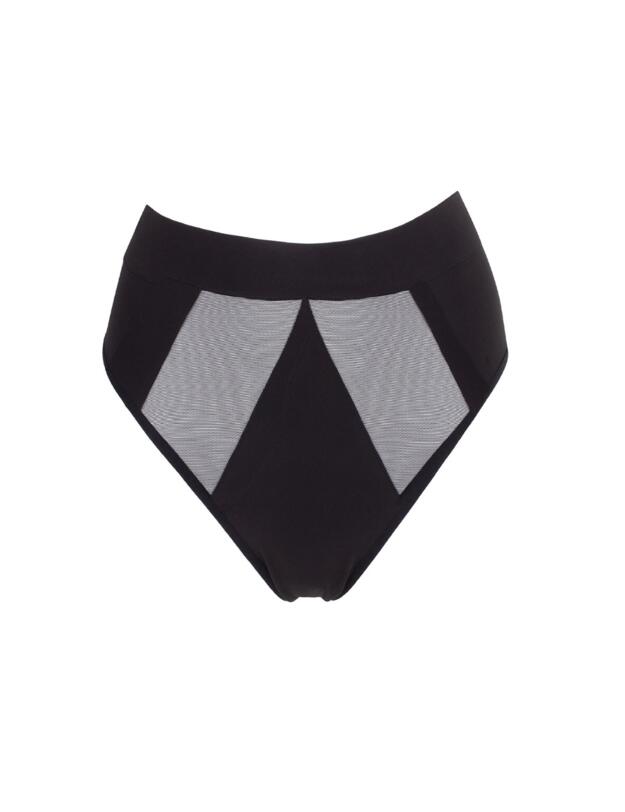Bluebella Orla High-Waist Brief Black 