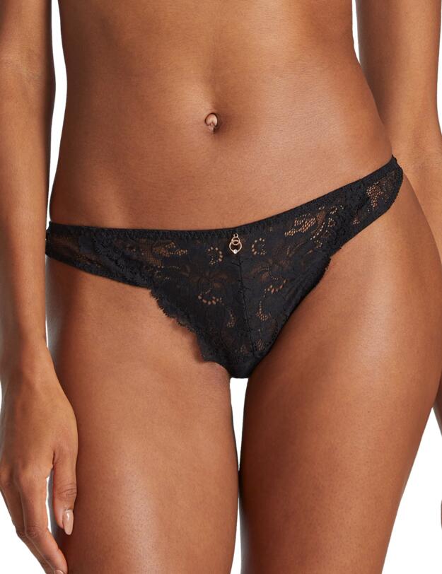 Aubade Night Bird Tanga Brief Black Queen