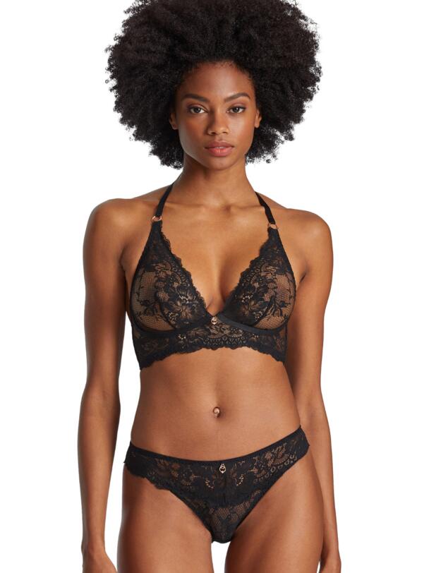 RD27 Aubade Night Bird Italian Brief  Black Queen