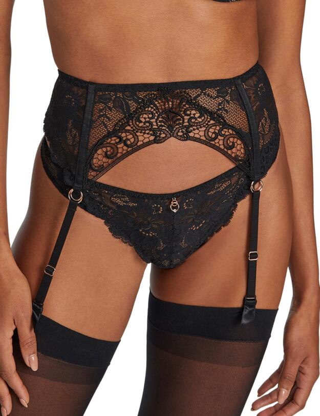 Aubade Night Bird Waist Cincher Black Queen