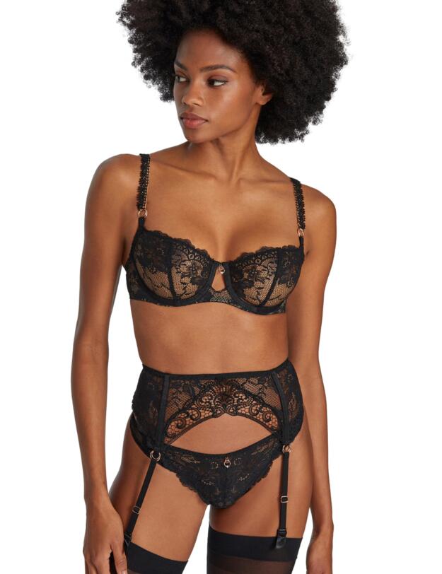 Aubade Night Bird Waist Cincher Black Queen