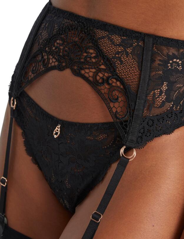 Aubade Night Bird Waist Cincher Black Queen
