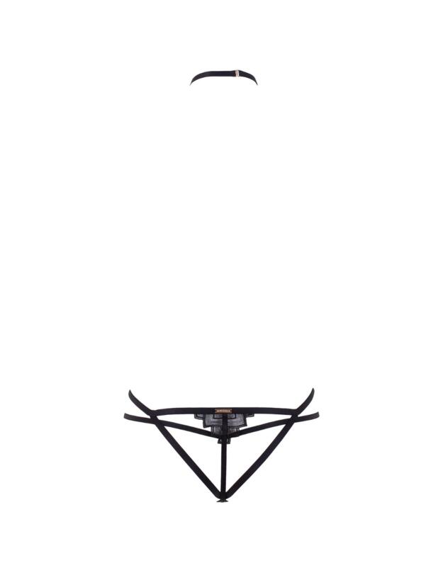 Bluebella Lana Open-back Harness Brief Black 