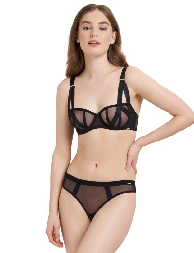 Bluebella Karolina Thong Black 