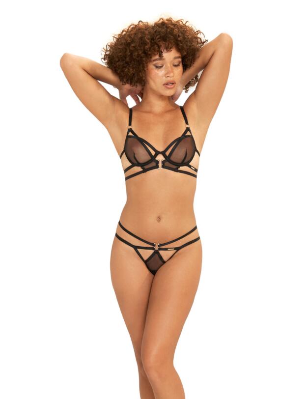 Bluebella Estelle Thong Black 
