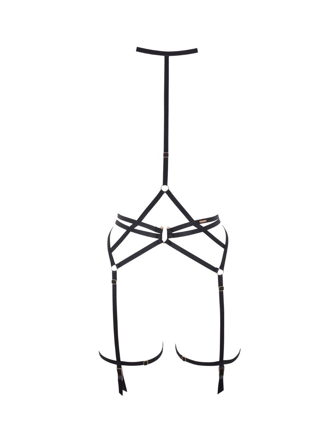 Bluebella Estelle Suspender Harness Black 