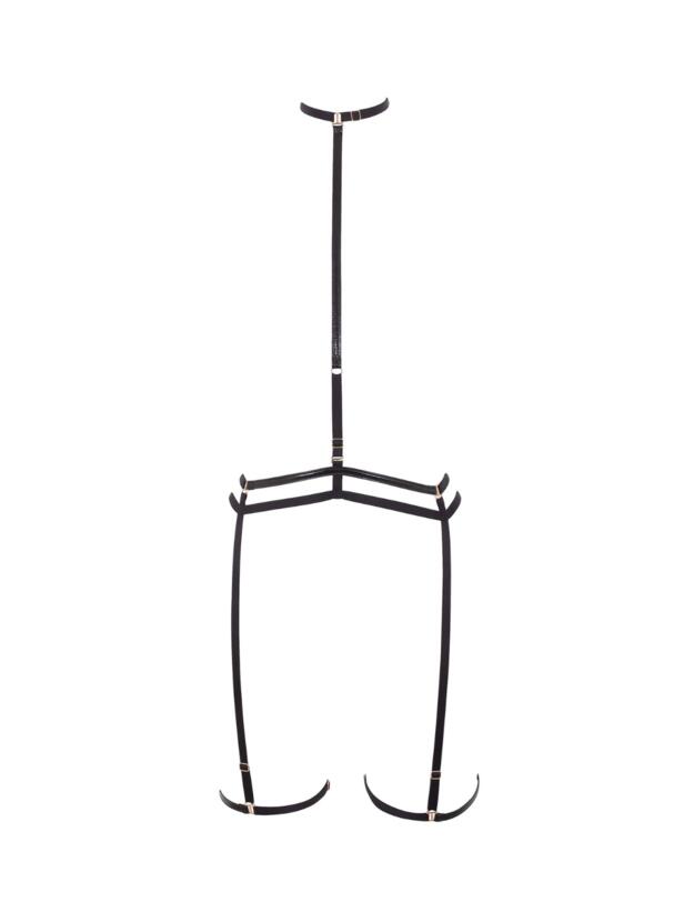 Bluebella Edena Suspender Harness Black 