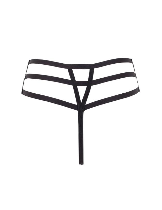 Bluebella Cromer High-Waist Thong Black 