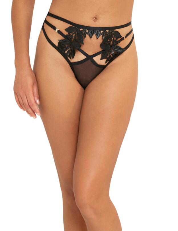 Bluebella Cromer High-Waist Thong Black 