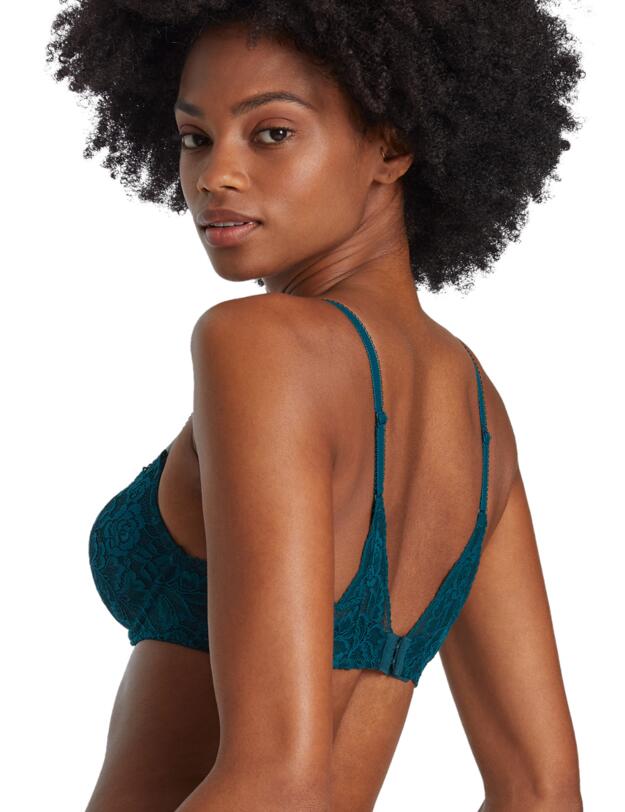 Aubade Rosessence Moulded Half-Cup Bra Deep Green