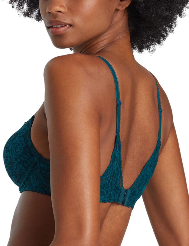 Aubade Rosessence Moulded Half-Cup Bra Deep Green