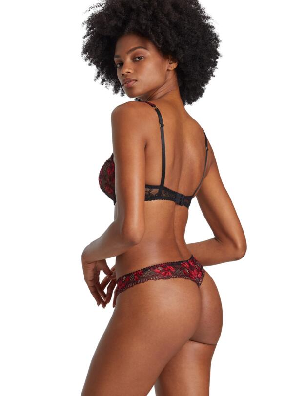 Aubade Melodie Dete Tanga Brief Black Cherry 