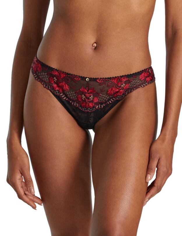 Aubade Melodie Dete Tanga Brief Black Cherry 