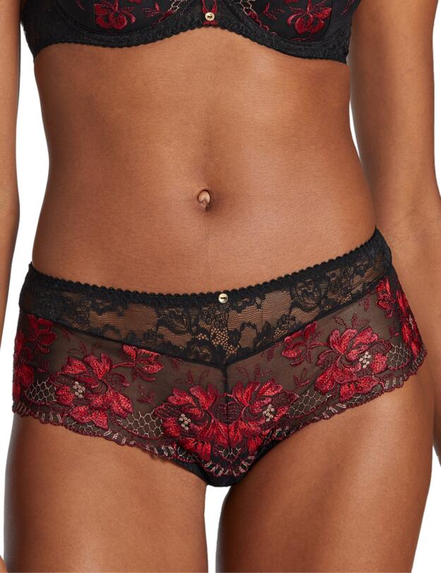 Aubade Melodie Dete Saint-Tropez Brief Black Cherry 