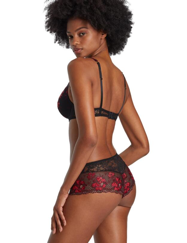 Aubade Melodie Dete Saint-Tropez Brief Black Cherry 