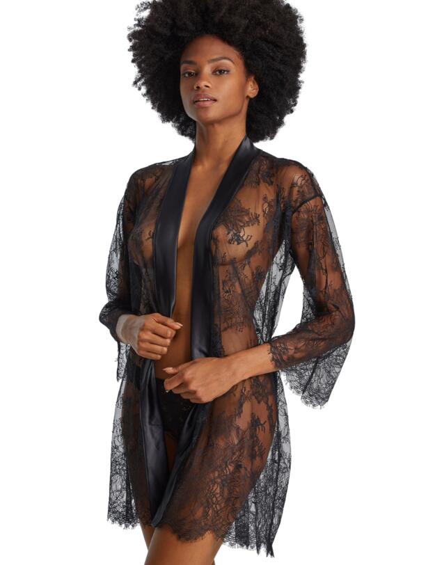 Aubade Histoire DUnsoir Kimono Black 