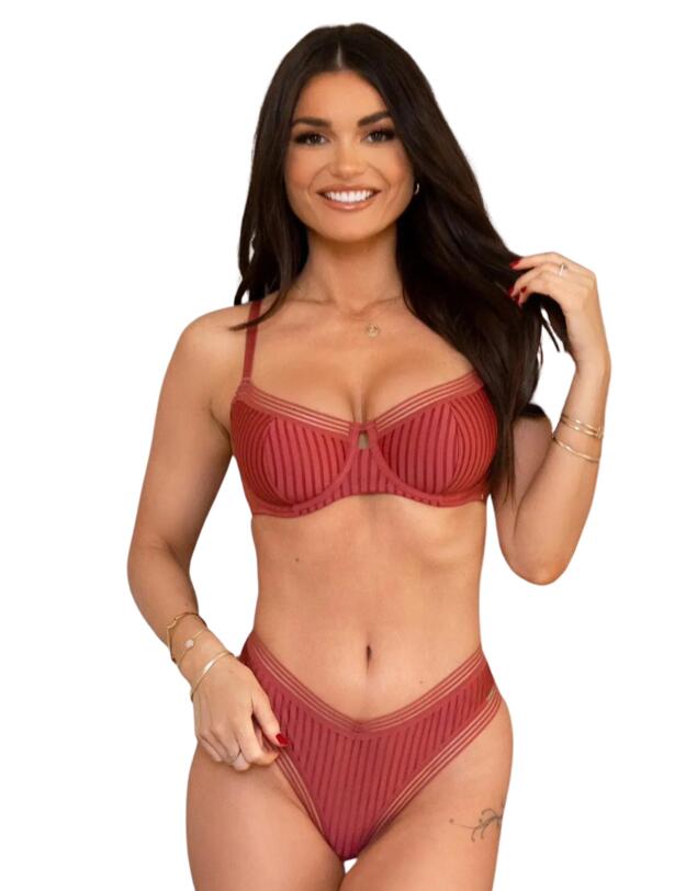  Pour Moi India Brazilian Brief Chestnut