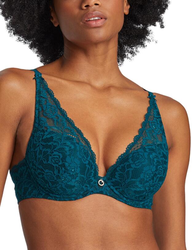 Aubade Rosessence Plunge Bra Deep Green
