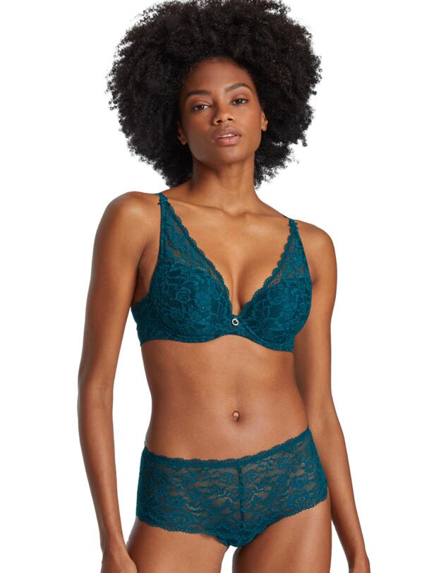 Aubade Rosessence Plunge Bra Deep Green