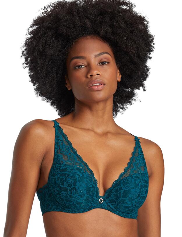 Aubade Rosessence Plunge Bra Deep Green