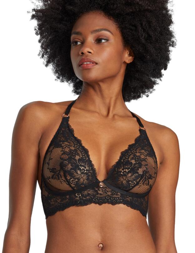  Aubade Night Bird Triangle Bra Black Queen