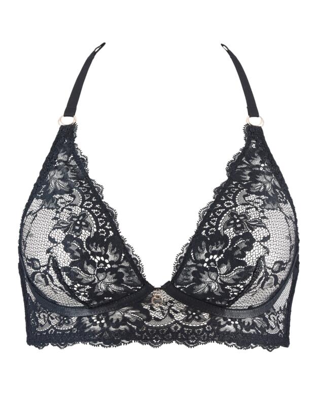  Aubade Night Bird Triangle Bra Black Queen