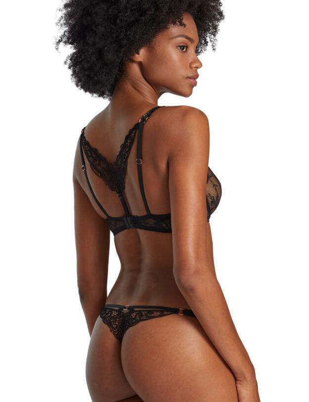  Aubade Night Bird Triangle Bra Black Queen