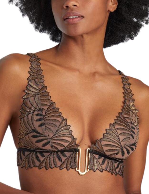 Aubade Sensory Illusion Bralette Golden Leaves