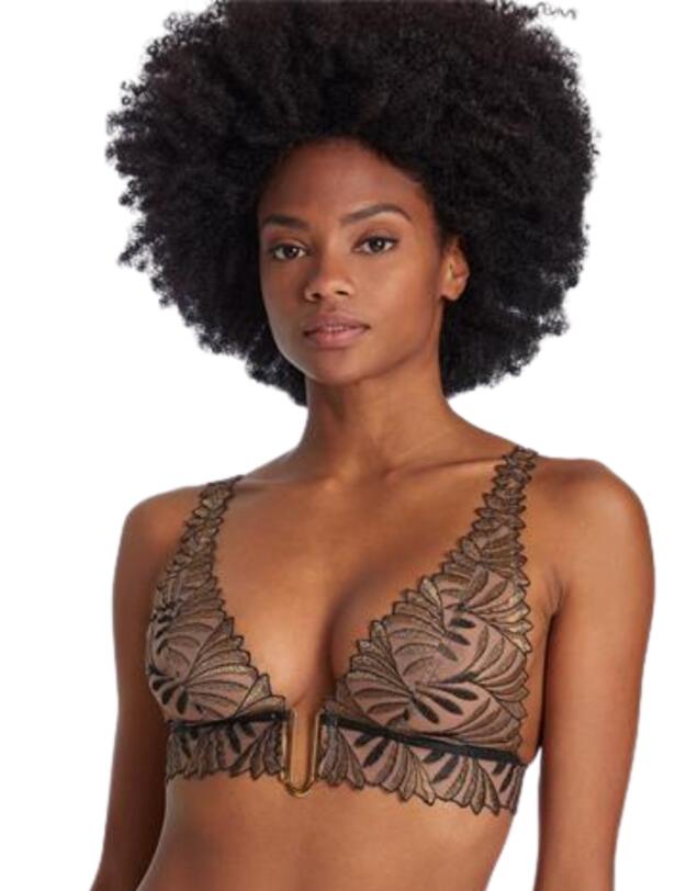 Aubade Sensory Illusion Bralette Golden Leaves