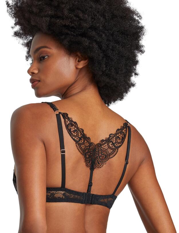 Aubade Night Bird Half Cup Bra Black Queen