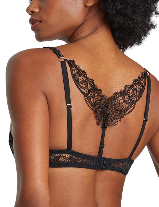 Aubade Night Bird Half Cup Bra Black Queen