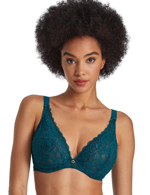 Aubade Rosessence Triangle Bra Deep Green