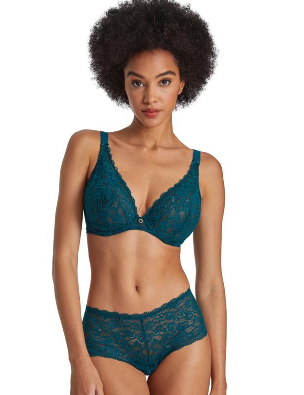 Aubade Rosessence Triangle Bra Deep Green