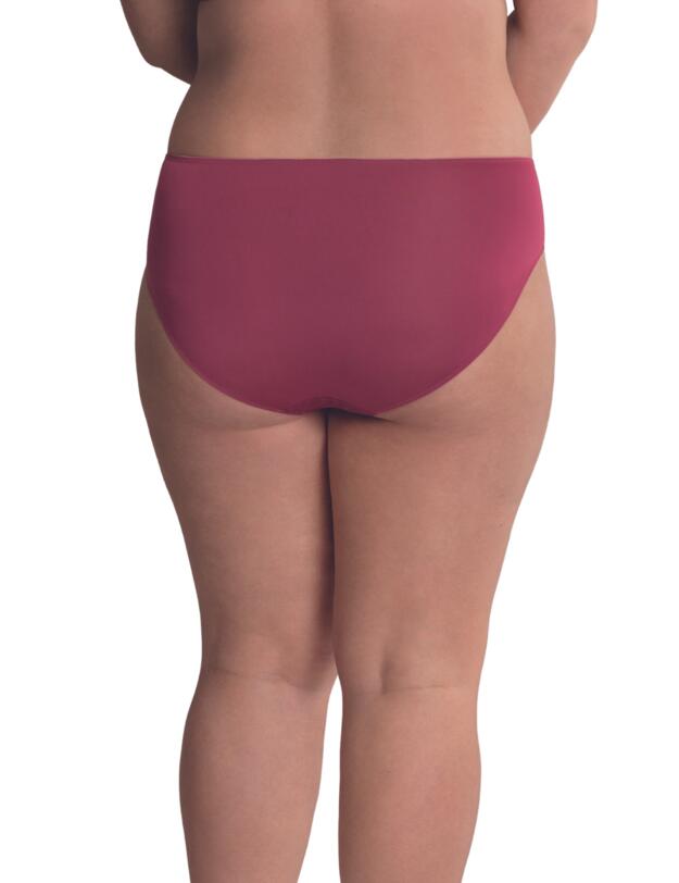 Rosa Faia Selma High-Waist Briefs Purple Wine