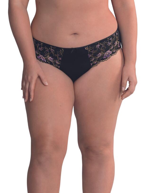 Rosa Faia Colette High Waist Briefs Black 