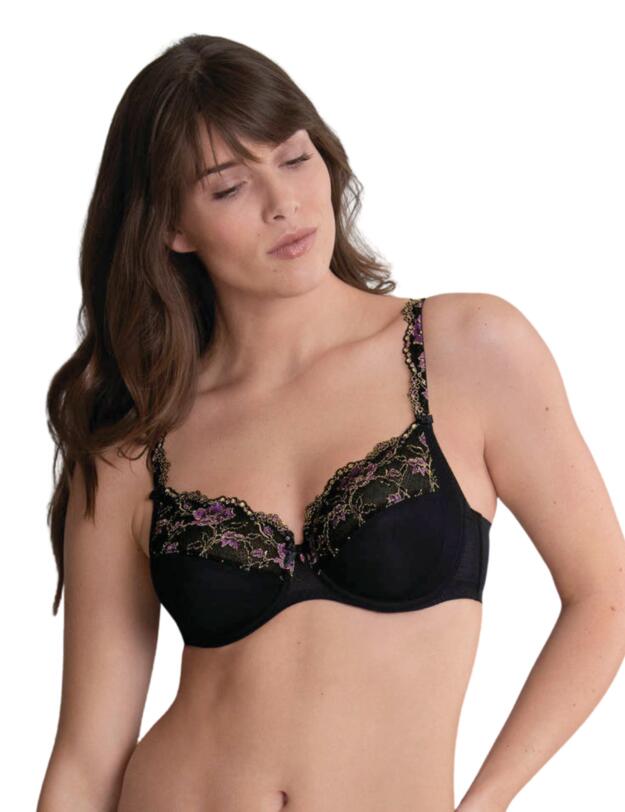 Rosa Faia Colette Underwired Bra Black 