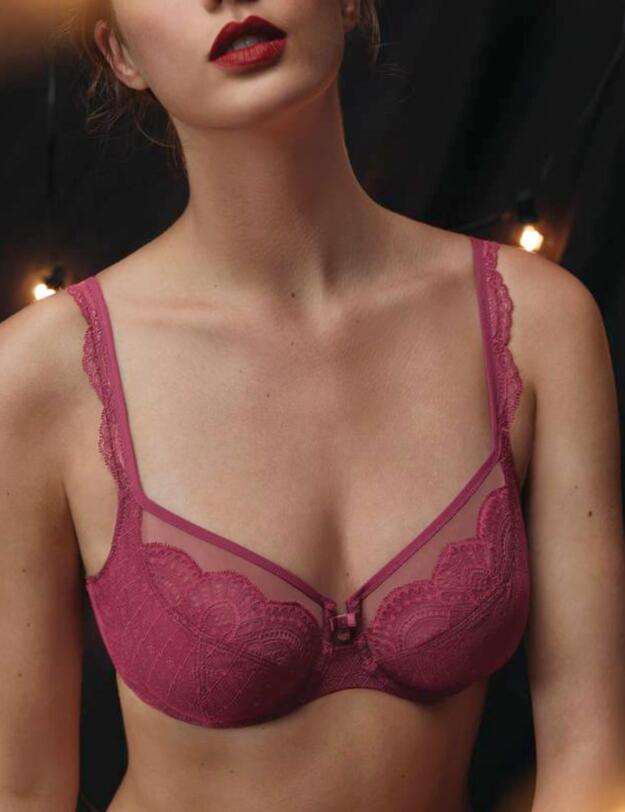  Rosa Faia Selma Underwired Bra Purple Wine