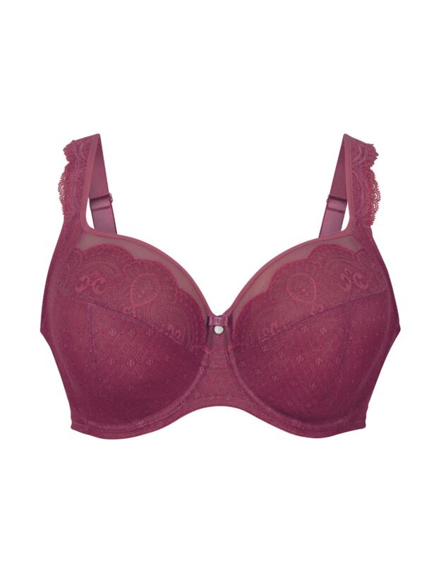 Rosa Faia Selma Underwired Bra Big Cup Purple Wine