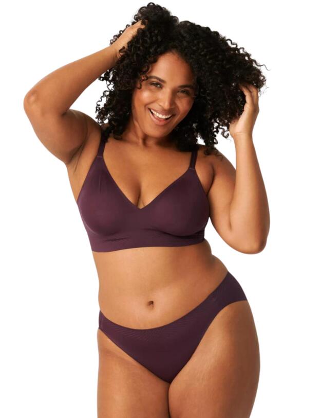Sloggi Body Adapt High Leg Brief Ebony Brown 