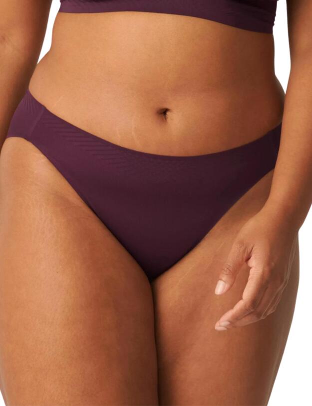 Sloggi Body Adapt High Leg Brief Ebony Brown 