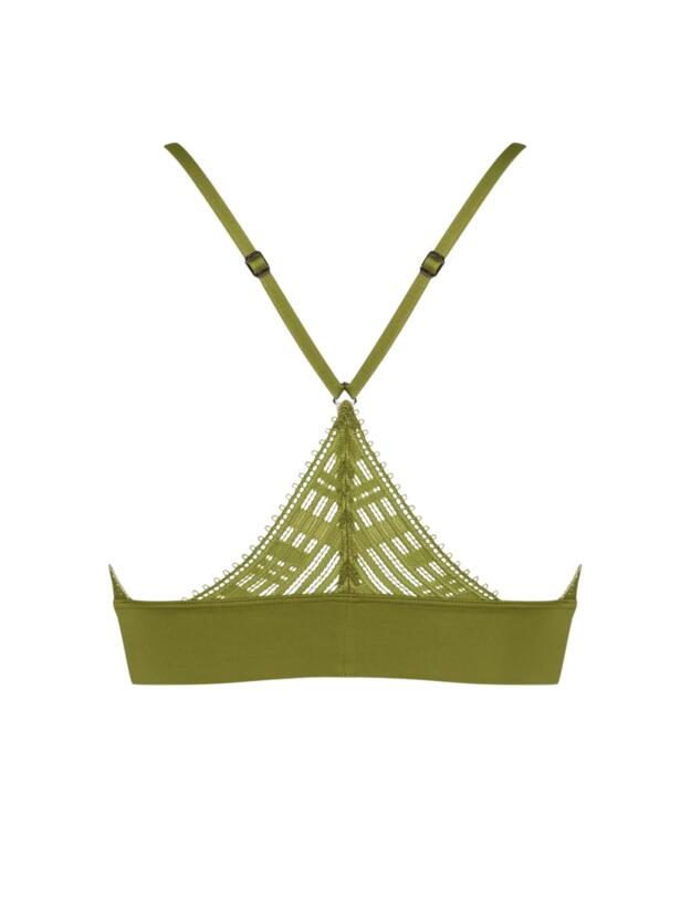Sloggi S Seven Longline Bralette Forest Green 