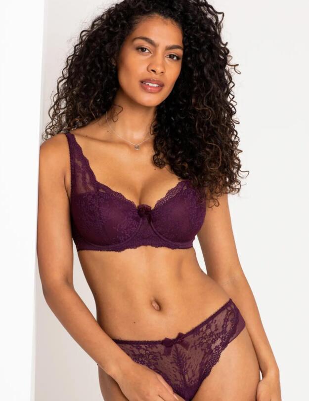 Pour Moi Flora Moulded Bra Blackberry