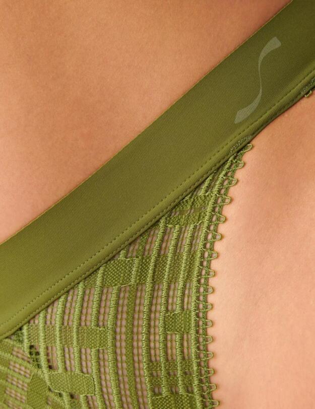 Sloggi S Seven Low Rise Brief Forest Green 