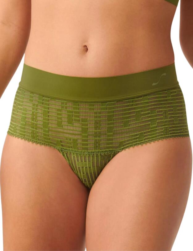 Sloggi S Seven Mid Waist Panty Forest Green 
